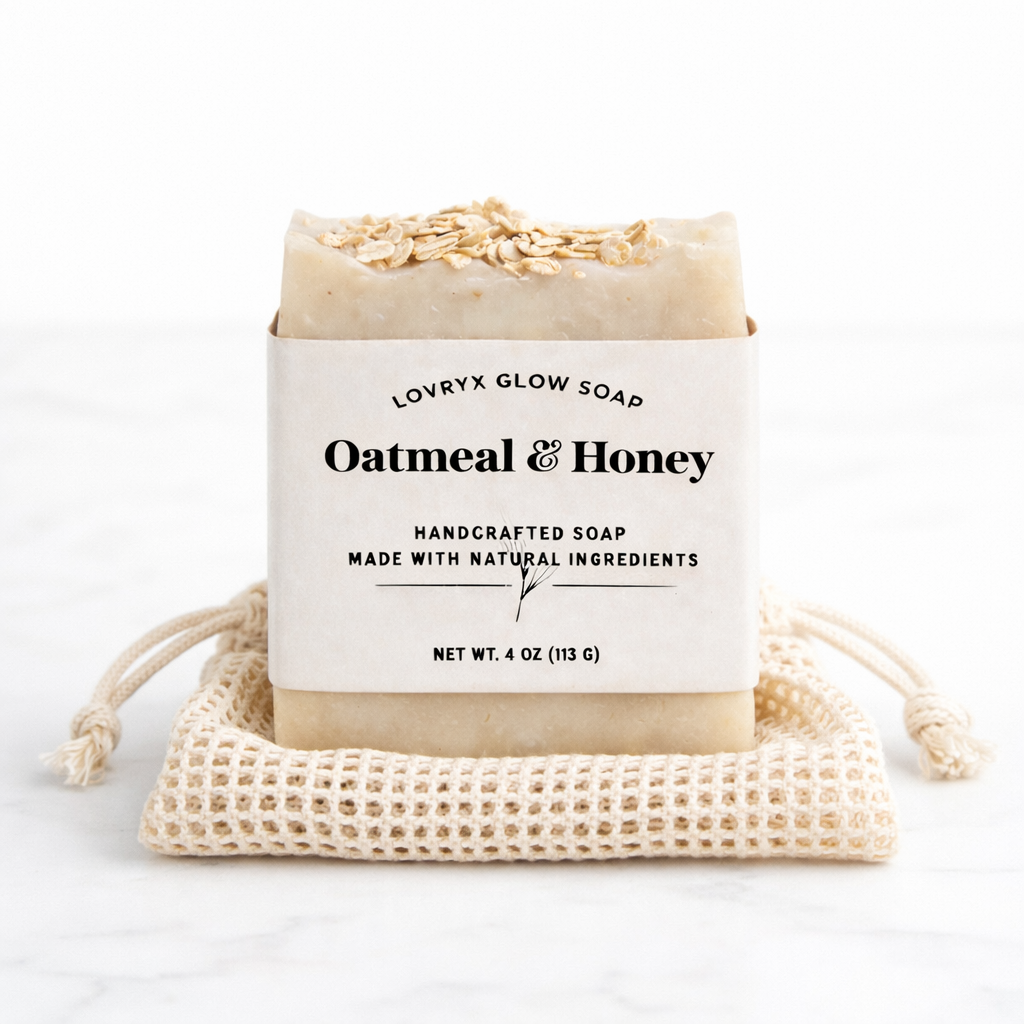Lovryx Glow – Oatmeal & Honey Soap